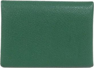 Herm&egrave;s Chevre Leather Coin Purse/Coin Case (Pre-Owned)