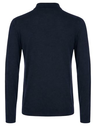 Drumohr Merino Wool Polo Shirt - Blue