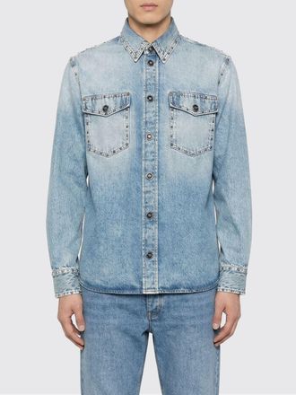 Versace Camicia casual Dolce & Gabbana in denim con borchie