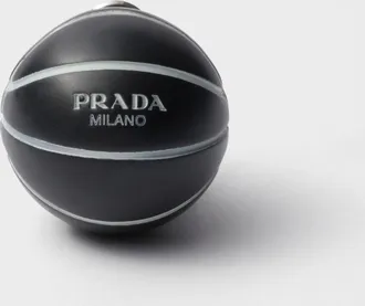 Prada Metal basketball earrings