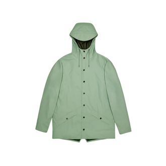 Rains Jacket - unisex - Regenjassen - Groen - S - Leer - Jassen