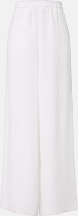 Max Mara Silk cr&ecirc;pe de chine wide-leg pants