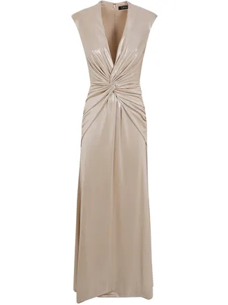 Ralph Lauren Abito Lungo Knot Gown