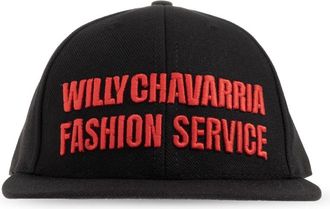 Willy Chavarria Fashion Service Cap - Heren - Petten - Zwart - ONE Size - Polyester - Accessoires