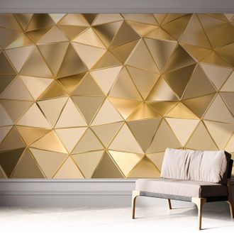 Tulup Carta Da Parati Autoadesiva - Fotomurale - Decorazione Parete - Stile Elegante - Decorazione Casa - Motivi Triangolari 312x219 Cm