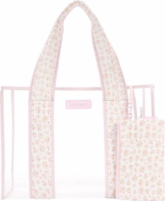 Case-Mate Womens Quilted Ditsy Jelly Tote Bag In Pink Floral