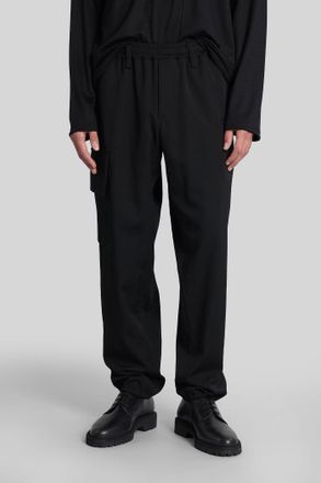 Yohji Yamamoto Pants In Black Wool