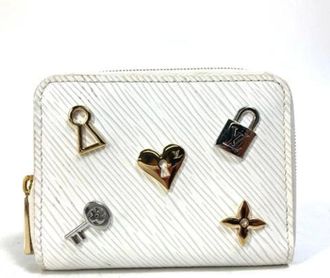 Louis Vuitton Pre-owned Wallets, female, White, Size: ONE SIZE Pre-owned Vintage Leather Wallet
