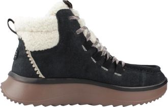 Hey Dude Schoenen, Dames, Zwart, 39 EU, Suède, Winter Peak Suède Laarzen