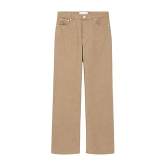 Ami Straight Jeans, male, Beige, Size: W34 Large Fit Jeans