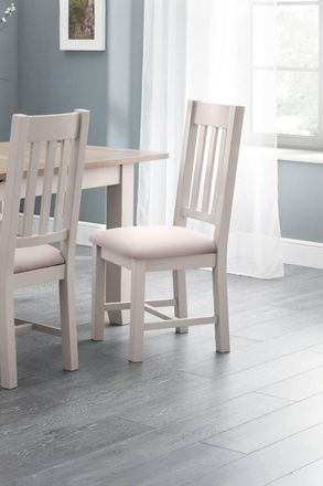 Julian Bowen Richmond Dining Chair (Set of 2) in Light Grey