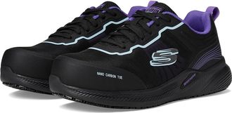 Skechers Carbix - Niyla Comp Toe Womens Work Boots Purple : 6.5 M, Rubber/Synthetic