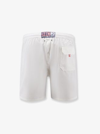 MC2 Saint Barth Recycled Nylon Swim Shorts - White