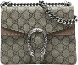 Gucci Pre-owned Mini Bags, female, Beige, Size: ONE SIZE Pre-owned Vintage Mini Crossbody Bag