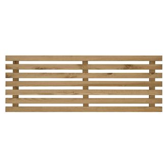Deco Wood Cabecero de madera maciza en tono envejecido de 160x73cm