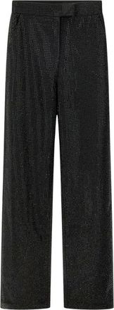Twentyfourhaitch Imarya Pantalon - Dames - Broeken - Zwart - Maat: S Leer