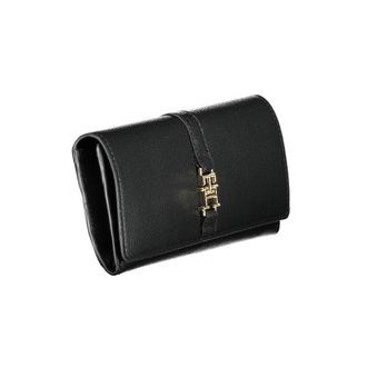 Tommy Hilfiger Structured Polyurethane Wallet - Black
