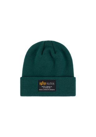 Alpha Industries Skim&uuml;tze ALPHA INDUSTRIES Crew Beanie, Damen, Gr. onesize, gr&uuml;n (force gr&uuml;n), Obermaterial: 100% Polyacryl, M&uuml;tzen Skim&uuml;tze