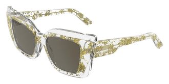 Karl Lagerfeld KL6204S 971 Womens Sunglasses Gold Size 53