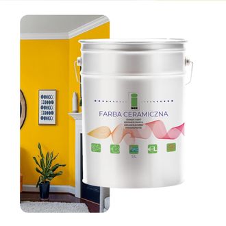 OEM Pintura Cer&aacute;mica Para Paredes, Lavable, Amarillo Miel, 5 L, Fabricante
