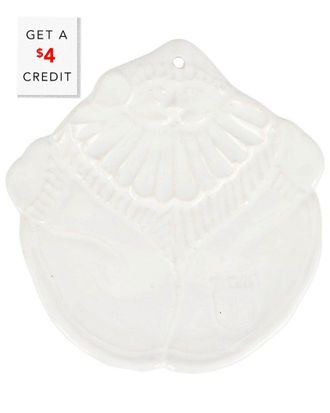 Vietri Vietri Pietra Natale Figural Santa Ornament With $4 Credit