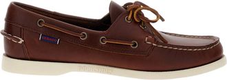 Sebago Classic Brown Leather Boat Shoes