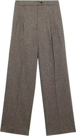 Brooks Brothers Knickerbocker-broek met dubbele plooi - Dames - Broeken - Beige - Maat: 2XS Zijde