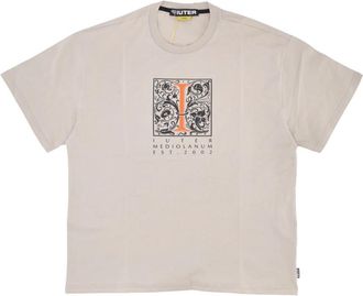 Iuter Iuter, Tops, Heren, Beige, L, Katoen, Mediolanum ICE T-shirt