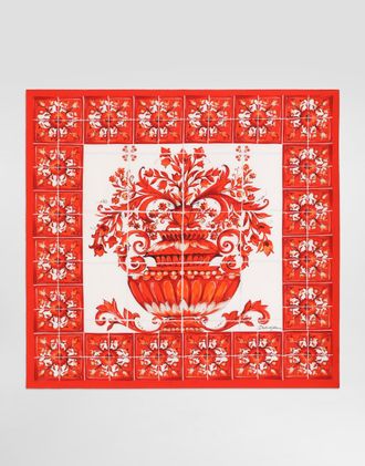 Dolce & Gabbana Foulard 90x90 - Woman Scarves And Silks Multicolor Onesize