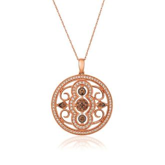 Le Vian Ladies Chocolatier Necklaces set in 14K Strawberry Gold