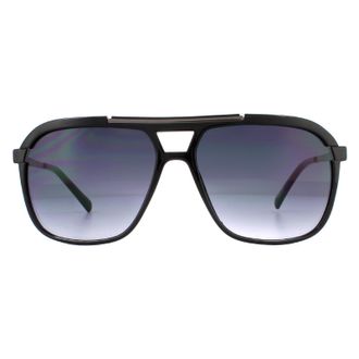 Guess Zonnebril GG2121 01B Glanzende Zwarte Rookverloop