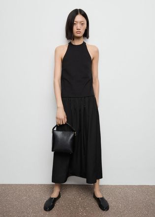 Mango Gonna svasata increspature nero - Donna - S - MANGO