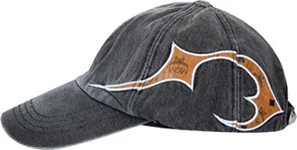 Thug Club x MCM Tribal Leather Cap Black MECDSZY028K001