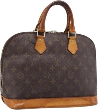 Louis Vuitton Pre-owned Vintage Hand Bag - Dames - Vintage Handtas - Bruin - ONE Size - Leer - Vintage