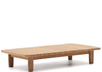 K Home Premium In-/Outdoor Couchtisch Tiranto 140 x 70 cm, aus massivem Teakholz