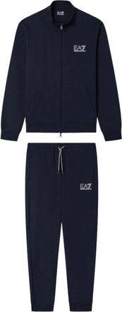 Emporio Armani Pure cotton trainingspak - Heren - Trainingspakken - Blauw - XS - Katoen - Fitness