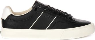 HUGO BOSS Aiden Tenn Grit Tennisschoenen - Heren - Sneakers - Zwart - 41 EU - Leer - Schoenen