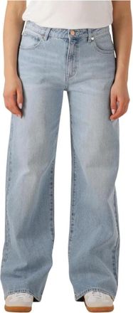 Abrand Blauwe Baggy Gia Jeans - Dames - Loose Fit Jeans - Blauw - W30 - Jeans