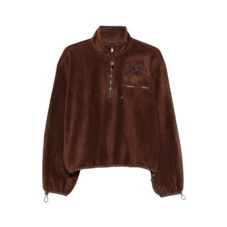 Cecilie Bahnsen Dames, Sweatshirts & Hoodies, Bruin, Maat: XS Poliester
