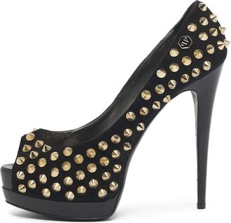 Philipp Plein Pumps con borchie - Nero