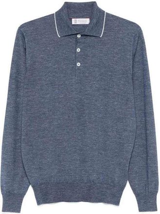 Brunello Cucinelli Long Sleeve Polo