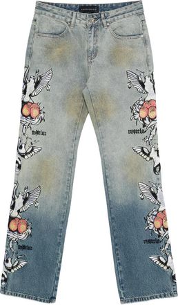 Who Decides War by Ev Bravado Dove Embroidered-detail Jeans