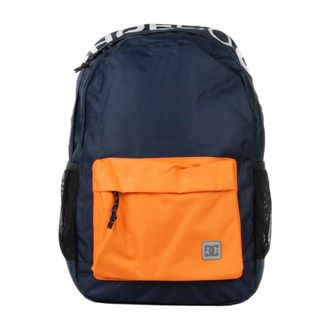 DC Backpacks, male, Blue, Size: ONE SIZE Mens Navy/Orange Backpack