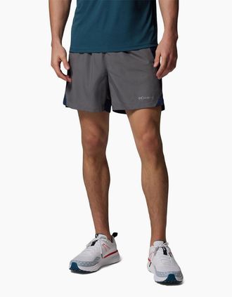 Columbia Mens Columbia Three Pitch Polyester Mens Grey Activewear Shorts - Size: 32/30/31