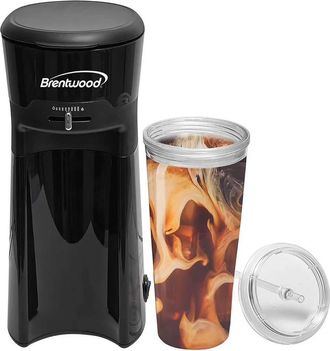 Brentwood Single Serve Iced Coffee and Tea Maker in Black at Nordstrom
