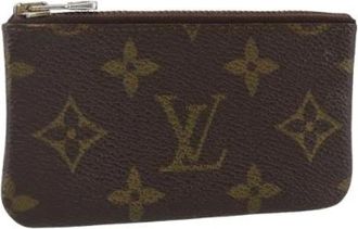Louis Vuitton Pre-owned Accessories, female, Brown, Size: ONE SIZE Pre-owned Canvas Wallet