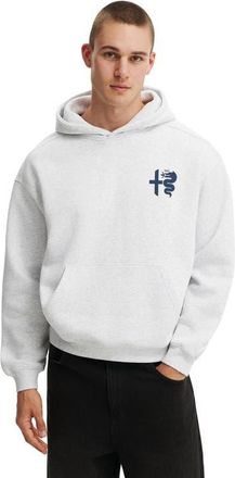 Cotton On Mens Box Fit Alfa Romeo Hoodie in Lcn Alf Athletic Marle Alfa at Nordstrom, Size Xx-Large