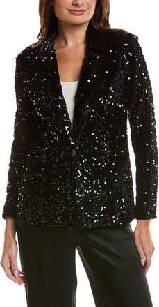 Nanette Lepore Velvet Sequin Jacket