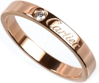 Cartier Pink Gold (18K) Band Ring (Pre-Owned)