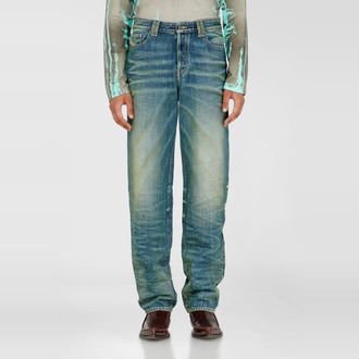 Diesel Regular Jeans High Waist 1991 D-Voeed, Colored, Button fly